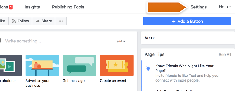 Go to Settings section of your Facebook Go to Settings section of your Facebook