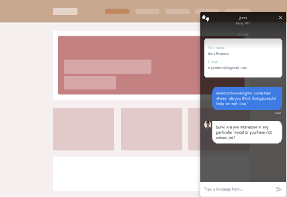 Using a transparent LiveChat window Using a transparent LiveChat window