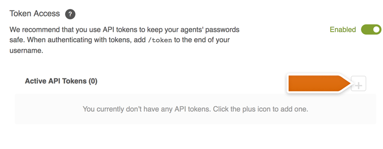 Generate new API token in Zendesk Generate new API token in Zendesk