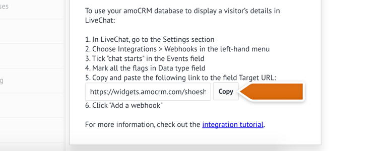 Copying the chat starts webhook and repeat steps 5-7 Copying the chat starts webhook and repeat steps 5-7