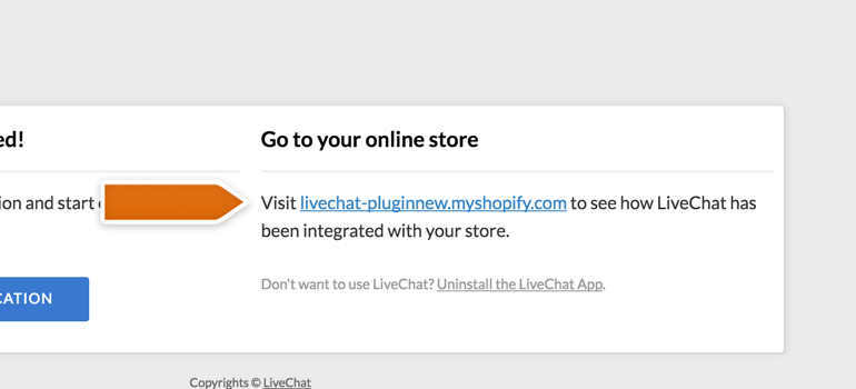 Testing LiveChat on Shopify Testing LiveChat on Shopify