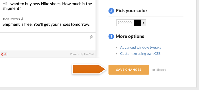 Saving advanced tweaks changes