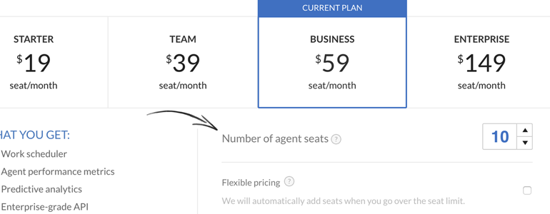 adjusting_agent_seats Adjusting agent seats in LiveChat