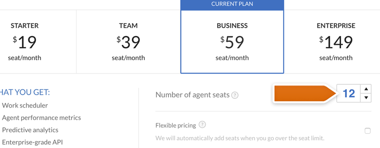 adjusting_agent_seats Adjusting agent seats in LiveChat