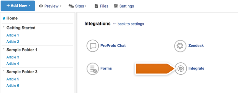 Go to Integrate to proceed Go to Integrate to proceed
