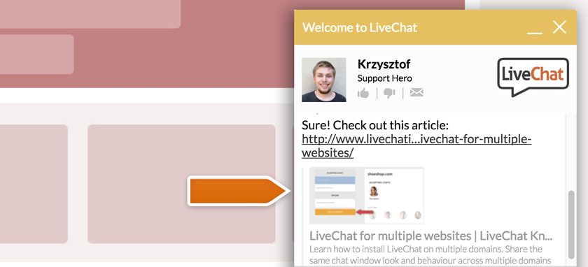 LiveChat integrates with OpenGraph! LiveChat integrates with OpenGraph!