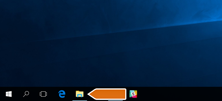 Entering File Explorer Entering File Explorer