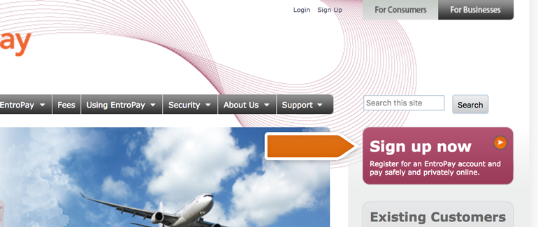 Sign up for Entropay and pay for LiveChat via bank transfer Sign up for Entropay and pay for LiveChat via bank transfer