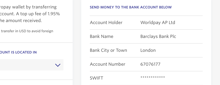 Get bank details and transfer funds from your bank account to Entropay Get bank details and transfer funds from your bank account to Entropay