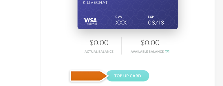 Top up your Entropay Card Top up your Entropay Card