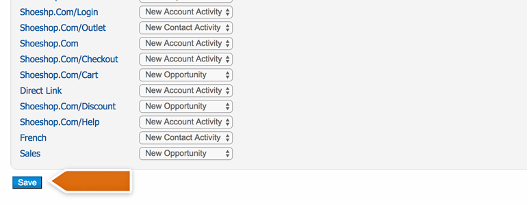 Click on Save to finalize Click on Save to finalize