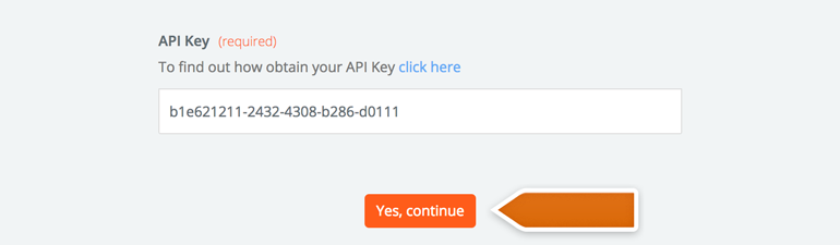 Provide your Project Manager API key Provide your Project Manager API key