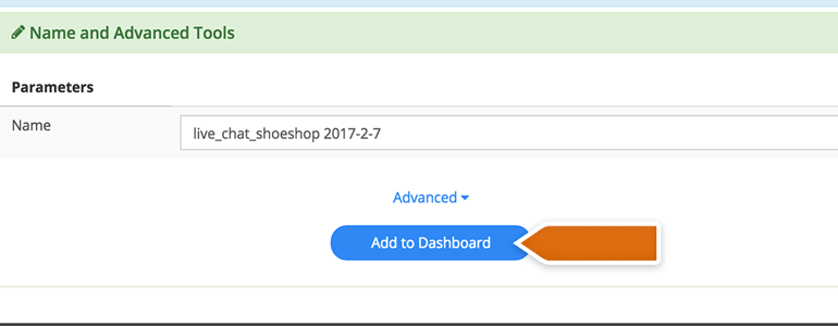 Name your analysis and add it to Dashboard Name your analysis and add it to Dashboard