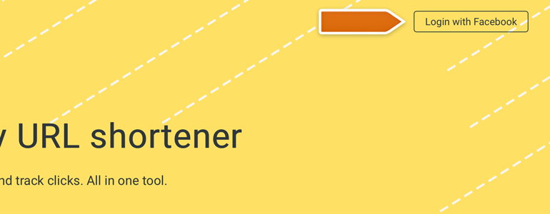 Log in with Facebook to store all your shortened links Log in with Facebook to store all your shortened links