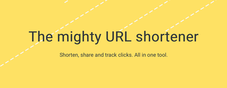 The mighty URL shortener The mighty URL shortener