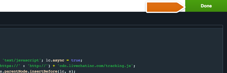 Click on Done button to finalize the process Click on Done button to finalize the process