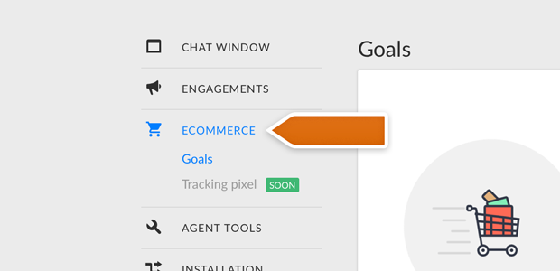 New Ecommerce section in LiveChat New Ecommerce section in LiveChat
