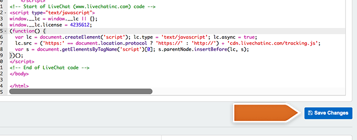 Saving code changes Saving code changes