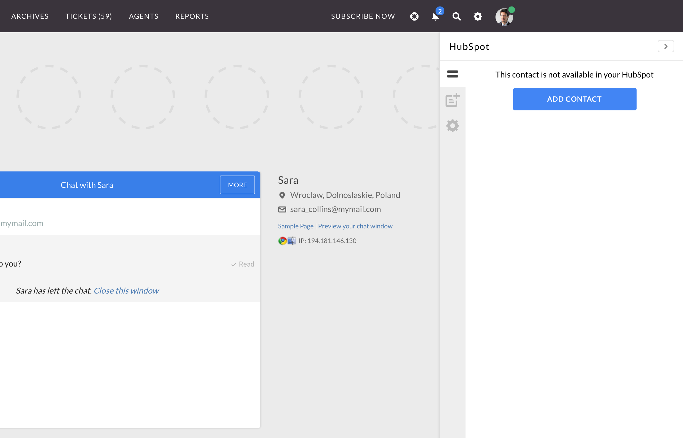 Add Contact to your HubSpot Add Contact to your HubSpot