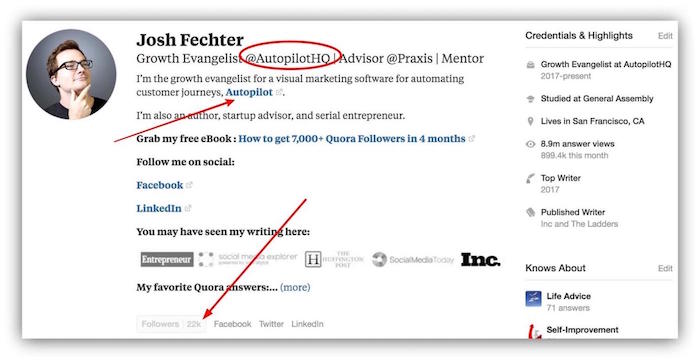 how-to-do-author-bio-on-quora how to do author bio on quora