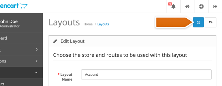 Click on Save button to finalize the process Click on Save button to finalize the process