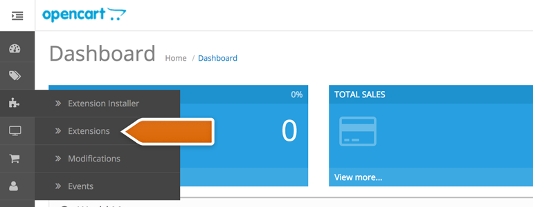 Go to the Extensions section to configure LiveChat plugin Go to the Extensions section to configure LiveChat plugin