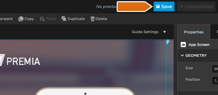 Unbouce publish page Unbouce publish page