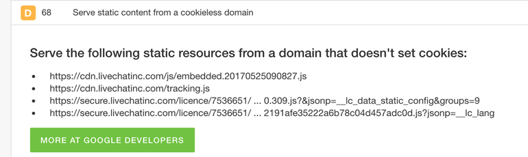 Serve static content from a cookieless domain Serve static content from a cookieless domain