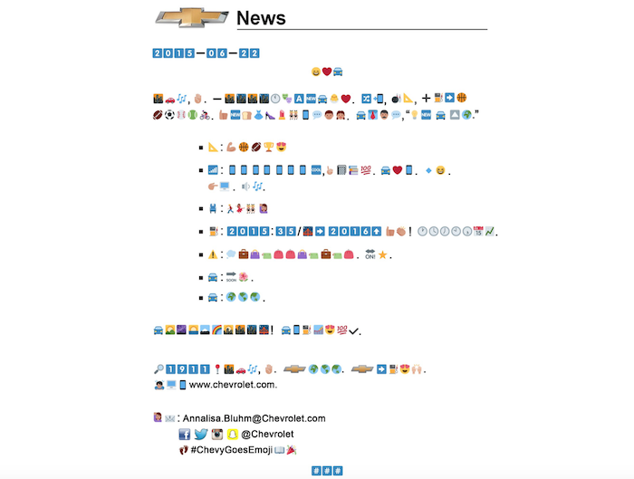 chevrolet-press-release-emojis chevrolet press release emojis