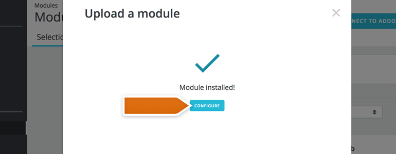 After successful installation, click on Configure to continue After successful installation, click on Configure to continue