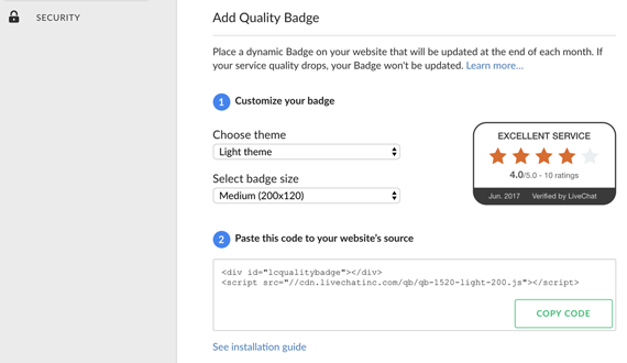 Our Quality Badge is getting an update! Our Quality Badge is getting an update!