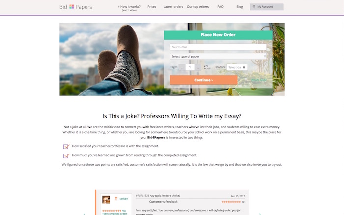 bid-papers-web-page-screen