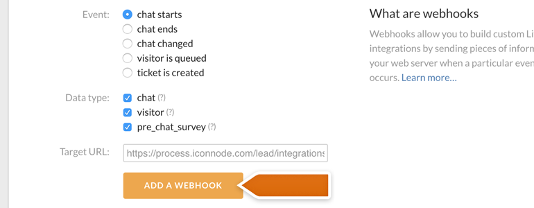Add Target URL and finalize the process Add Target URL and finalize the process
