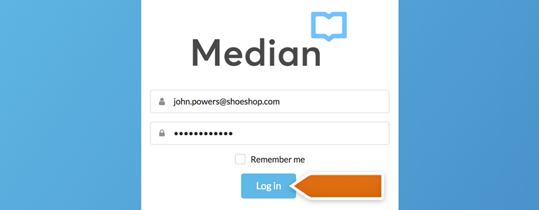 Log into Median to proceed Log into Median to proceed