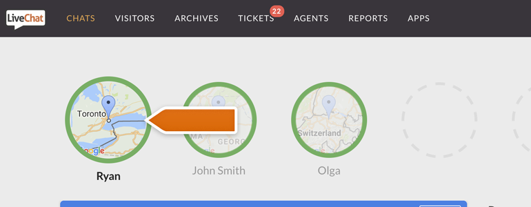 TeamViewer LiveChat: Go to Chats section of your LiveChat and choose a concurrent conversation TeamViewer LiveChat: Go to Chats section of your LiveChat and choose a concurrent conversation