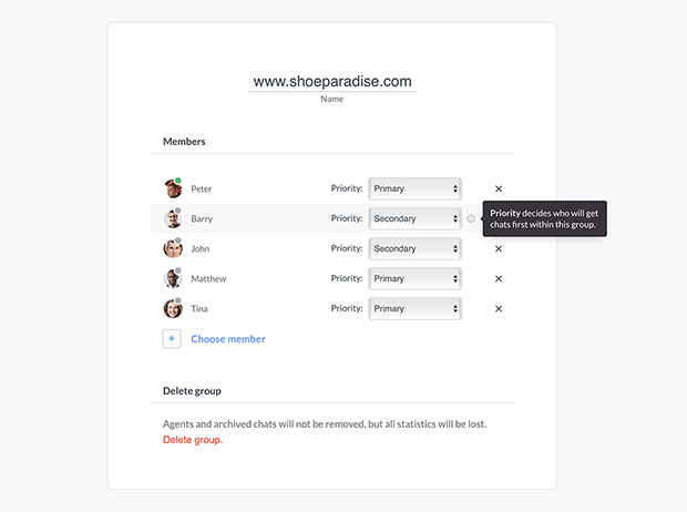 Set agent priority in LiveChat Set agent priority in LiveChat