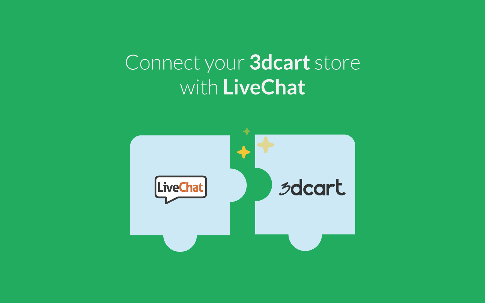 LiveChat integrates with 3dcart