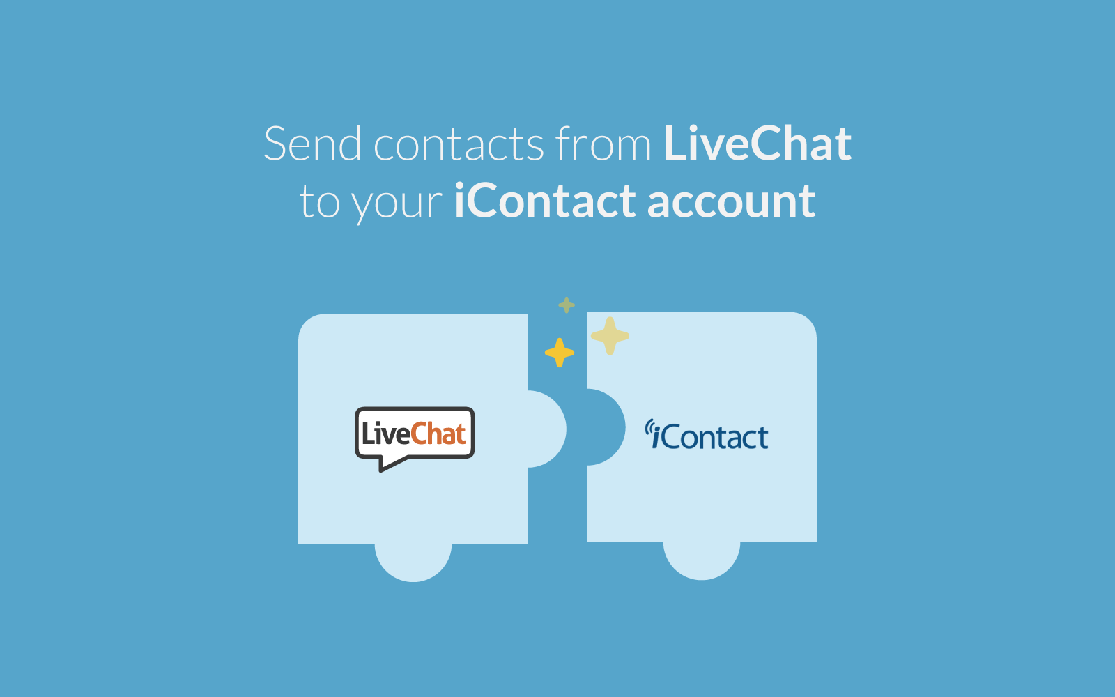 iContact integrates with LiveChat