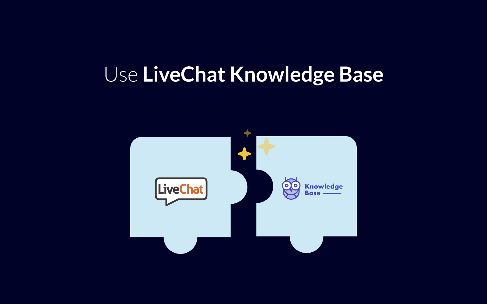 KnowledgeBase Live Chat LiveChat Integrations